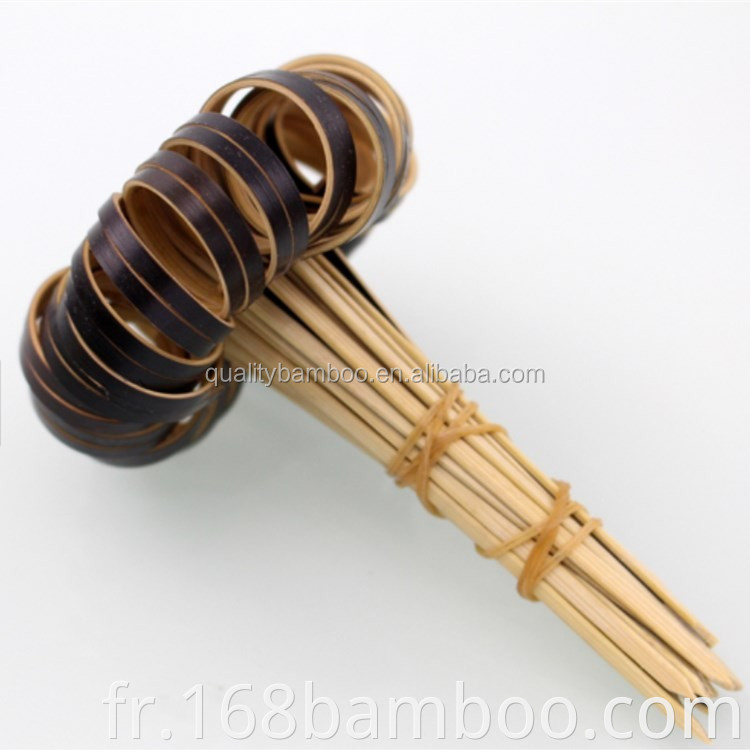 Biodegradable bamboo skewer